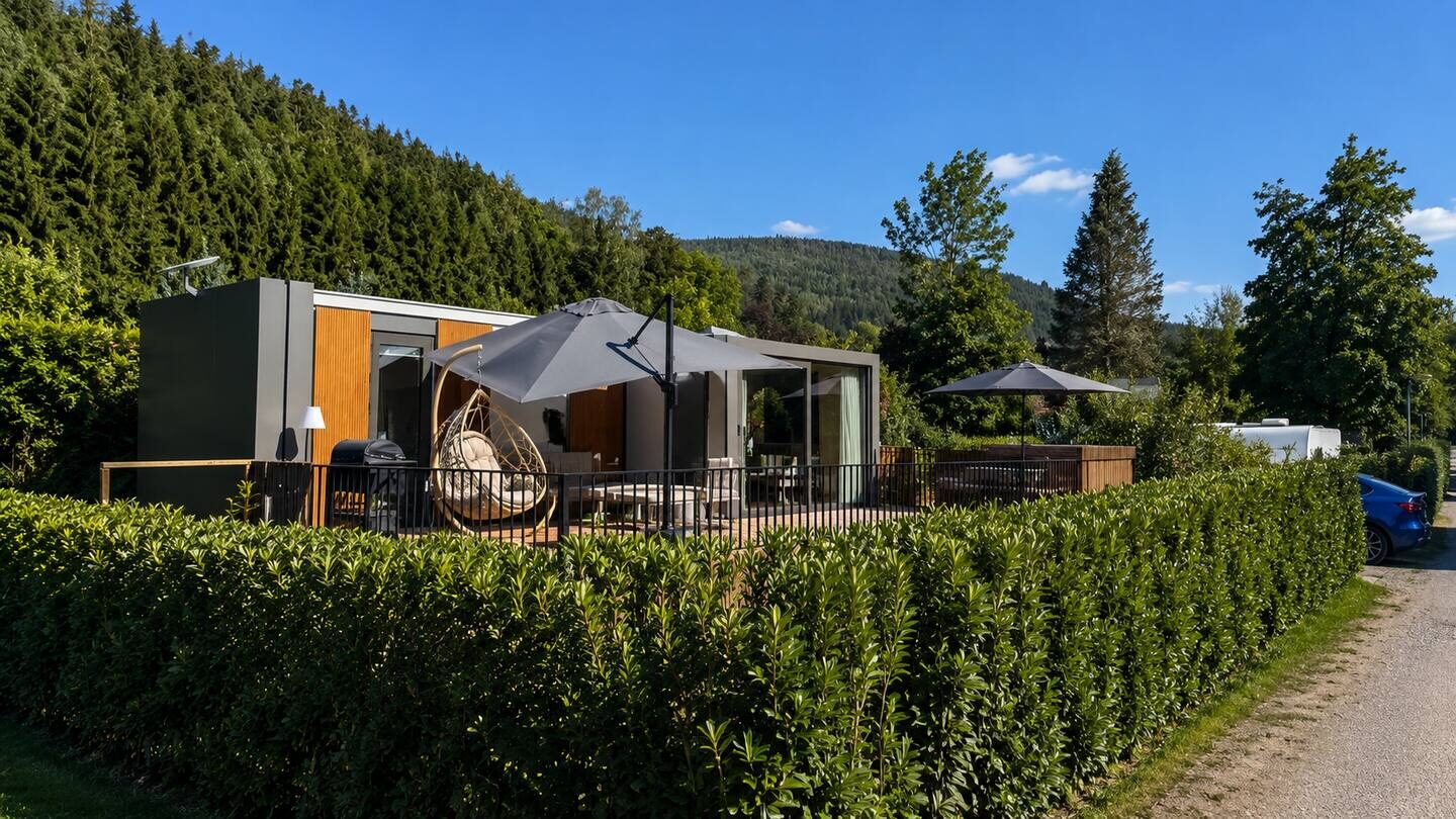 Tiny house at Quellgrund campsite