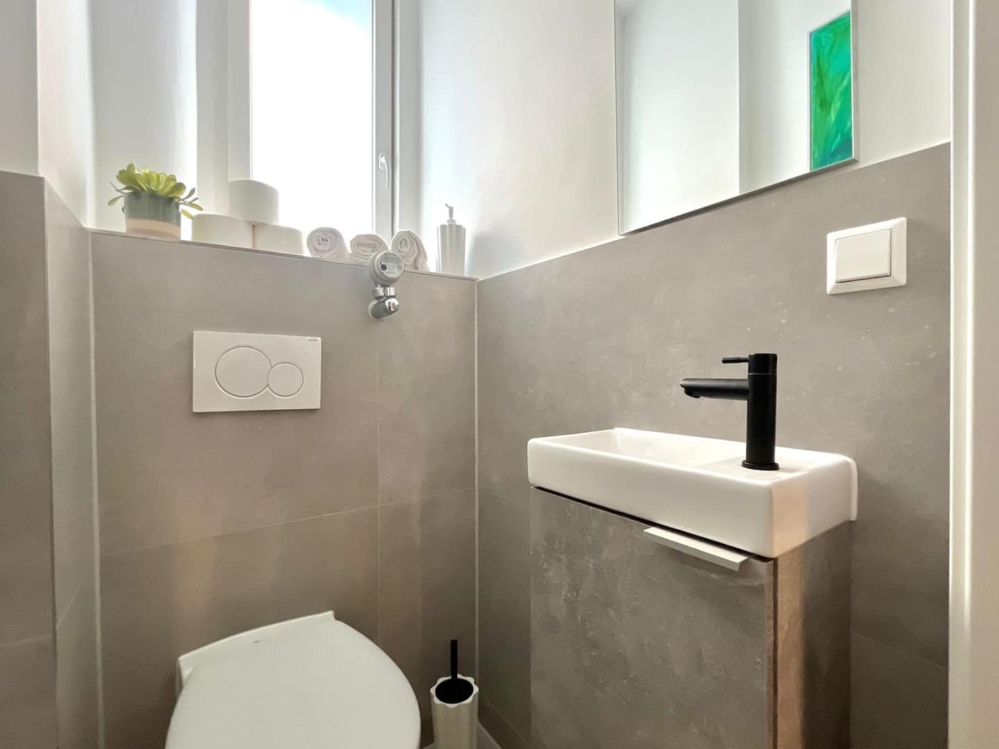 Design-Apartment Stuttgart-West, Küche mit Ausstattung